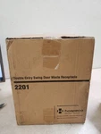 Hospeco 2201 Double Entry Swing Top Floor Receptacle Metal, White. Fixed Price $30.00.