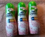 3 Purex Crystals In-wash Cherry Blossom & Ginger 21OZ Each (O12). Fixed Price $32.00.