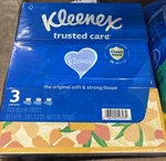 Kleenex Trusted Care Facial Tissues, Flat 160 Count (pack Of 3), White. Fixed Price $12.99.
