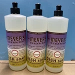 3PACK Of Mrs. Meyer's Clean Day Compassion Flower Scent Liquid Dish Soap 16OZ. Fixed Price $22.88.