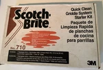 Scotch-brite No. 710 Quick Griddle Cleaning System Starter Kit New Pkg. Fixed Price $64.88.