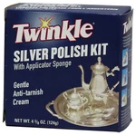New Twinkle 525005 Silver Cleaner Polish Anti Tarnish Cream (2-PACK). Fixed Price $12.97.