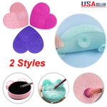 Silicone Makeup Brush Cleaner Pad Washing Scrubber Board Cleaning Mat Tools Usa. Fixed Price $5.95.
