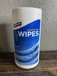 8 Pack Genuine Joe GJO02101 Disinfecting Wipes Fresh Scent 75 Count Canister. Fixed Price $47.00.