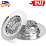 Bathtub Screen Sink Hair Remover Bathroom Catcher Clogged Trap 2PCS. Fixed Price $10.39.