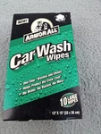 Car Wash Wipes 10 Large Sealed Box Discontinued Movie Prop. Fixed Price $27.99.