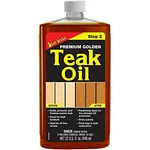 Star Brite Premium Golden Teak Oil - Sealer, Preserver, & Finish For Outdoor. Fixed Price $35.70.