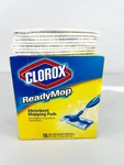 Clorox Readymop Absorbent Mopping Pads 16 Count Refill (+4) 8.5X10.5 Discontinue. Fixed Price $29.95.