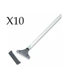 10 Unger 4" Light Duty Scraper LH12C With 48" Handle Double Sided Blade. Fixed Price $299.99.
