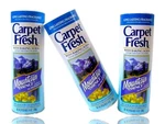 (3-PACK) Carpet Fresh Rug & Room Deodorizer W/ Baking Soda 14OZ Mountain Essence. Fixed Price $17.89.