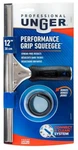 New Unger 981010 Perfomance Grip Squeegee With Bonus Rubber 12" 5621701. Fixed Price $8.49.