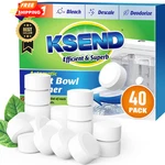 Ksend Toilet Bowl Cleaner Tablets - Pcs 1 Count (pack Of 40), White. Fixed Price $31.99.