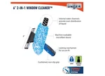 Unger 2 1 Window Cleaner Squeegee And Scrubber Ergonomic Grip 6 Inch. Fixed Price $19.68.