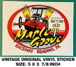 Maple Grove Raceway Reading Pa-vintage Original Vinyl Decal Sticker-drag Racing. Fixed Price $9.47.