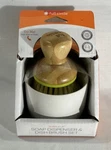 New Full Circle White/green Bubble Up Soap Dispenser & Dish Brush Set. Fixed Price $19.99.