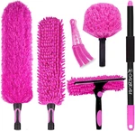 Calbeau Foot Dusters For Cleaning, With Extension Pole 7-15FT, Microfi. Fixed Price $51.96.