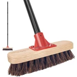 Deck Brush With Long Handle, 52'' Palmyra Bristle Scrub Broom For Boat, Wood. Fixed Price $21.46.