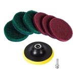 Drill Brush Scour Attachment Set 7PC Tub & Tile Power Scrubber Priority Shipping. Fixed Price $11.24.