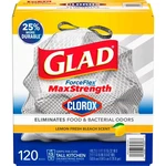 Glad Forceflex Maxstrength With Clorox Tall Kitchen Drawstring Trash Bags, Lemon. Fixed Price $32.22.