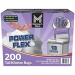 Member's Mark Power Flex 13-GALLON Tall Kitchen Trash Bags Lavender 200 Ct. Fixed Price $25.99.