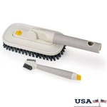 Handy Detail Cleaning Brush Set Grout Scraper Tile Scrubber Non-slip Handle New. Fixed Price $127.92.