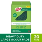 Scotch-brite 3M Heavy Duty Industrial Size Scour Pads 20-PACK Green. Fixed Price $23.99.
