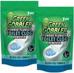 Green Gobbler Powder Plunger Toilet Bowl Clog Remover - 2 Pack Net Wt. Fixed Price $27.89.
