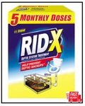 2 Pack Rid-x Septic Treatment, 5 Month Supply Of Powder 49 (total 98 Oz). Fixed Price $52.00.