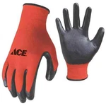 Ace 6355994 Men's Nitrile Coated Red/black Gloves - Grip Medium 1PAIR. Fixed Price $9.95.