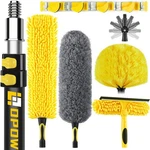 20 Foot High Ceiling Duster Kits With 5-12FT Heavy Duty Extension Pole, .... Fixed Price $80.92.