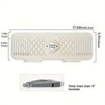 Kitchen Sink Splash Guard, Silicone Faucet Handle, Drip Tray, Multipurpose Dryin. Fixed Price $20.27.