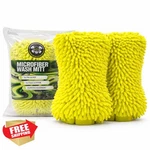 Nrs 2 Pack Microfiber Car Wash Mitt Chenille Scratch-free Ultra Absorbent. Fixed Price $27.99.