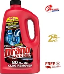 Drano Max Gel Clog Remover And Cleaner For Shower Sink DRAINS,80/160 Oz. Fixed Price $13.49.