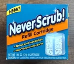 Never Scrub Continuous Toilet Cleaning System Refillable Cartridge Nos A19. Fixed Price $13.99.
