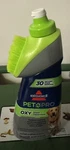 Bissell Pro Oxy Carpet Stain Odor Destroyer Permanent Remover W/ Brush. Fixed Price $15.00.