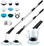 Electric Spin Scrubber, 2024 New Cordless Cleaning Brush With 8 Replaceable B.... Fixed Price $16.49.