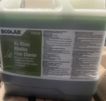 Ecolab 6102106 No Rinse Alkaline Floor Cleaner. 2.5 Gallon. Fixed Price $97.99.