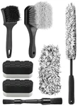 Fantasticlean Car Wheel Cleaning Pro Kit, 7PCS-WDK003, Black And White. Fixed Price $37.35.