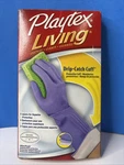Playtex Living Gloves Purple Size Medium Drip Catch Cuff 3 Layer Protection Nos. Fixed Price $19.99.