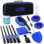 Windshield Cleaner Tool, 15PCS Car Interior Detailing Kit, Cleaning Blue. Fixed Price $24.36.