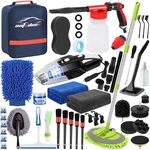 Autodeco 43PCS Car Wash Detailing Kit Foam Gun Brush Towels Mop. Fixed Price $104.99.