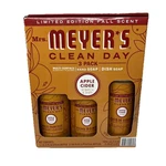 Mrs. Meyers Day 3 Pack Apple Cider Fall Scent Hand Dish Soap Cleaner New. Fixed Price $19.99.