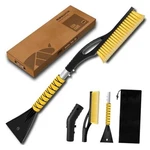 Mikkuppa 27'' Snow Brush And Ice Scrapers For Car Yellow(with Curved Connector). Fixed Price $24.60.