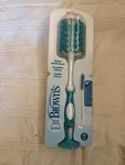 Dr. Brown's Deluxe Brush For Cleaning Baby Bottles, Nipples, And Sip Cups. Fixed Price $10.99.