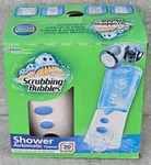 Scrubbing Bubbles Automatic Shower Cleaner Kit W/ Dual Sprayer 1 Refills Bottle. Fixed Price $79.95.