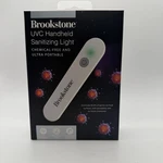 Brookstone Uvc Handheld Sanitizing Light Chemical Free - Kills 99.9% Of Germs. Fixed Price $15.99.