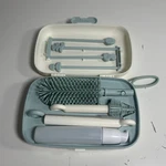 Simple. Easy .quick. 7-IN-1 Baby Bottle Brush Set With Travel Case, Silicone .... Fixed Price $14.00.