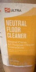 Swisher Ultra Neutral Citrus Floor Cleaner Concentrate, 2 Liter, All Purpose. Fixed Price $25.00.