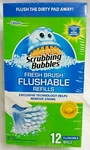 Scrubbing Bubbles Fresh Brush Flushable Refills Citrus 12 Count Each E5. Fixed Price $29.95.