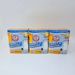 3 Pack Arm & Hammer Baking Soda Fridge-n-freezer Odor Absorber, 14 Oz Each Box. Fixed Price $12.34.